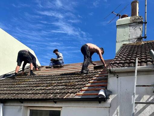 Swaffham Roofing Services 15 This is a photo of a roof being repaired in Swaffham. Installation carried out by Swaffham Roofing Services