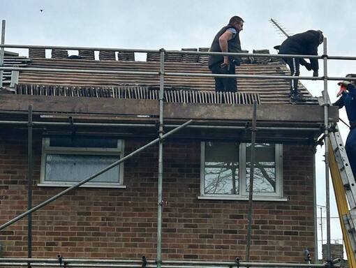 Swaffham Roofing Services 19 This is a photo of a roof being repaired in Swaffham. Installation carried out by Swaffham Roofing Services