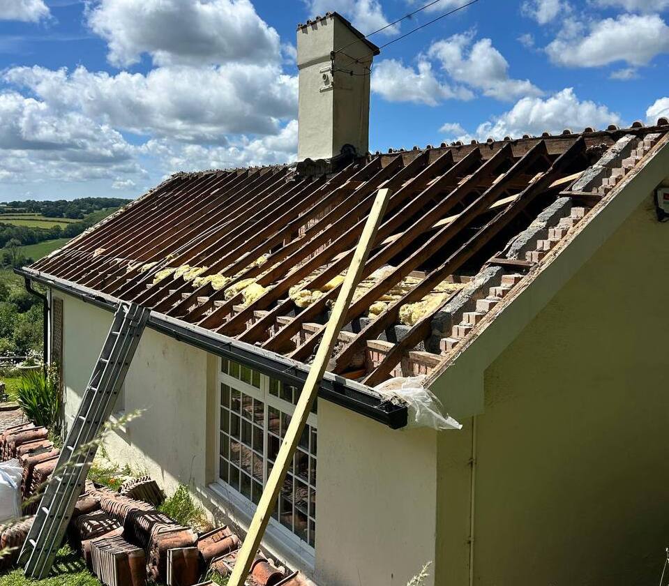 Swaffham Roofing Services 8 This is a photo of a roof being repaired in Swaffham. Installation carried out by Swaffham Roofing Services