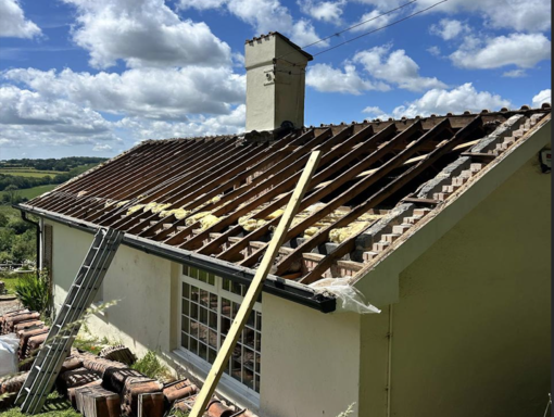 Swaffham Roofing Services 82 This is a photo of a roof being repaired in Swaffham. Installation carried out by Swaffham Roofing Services